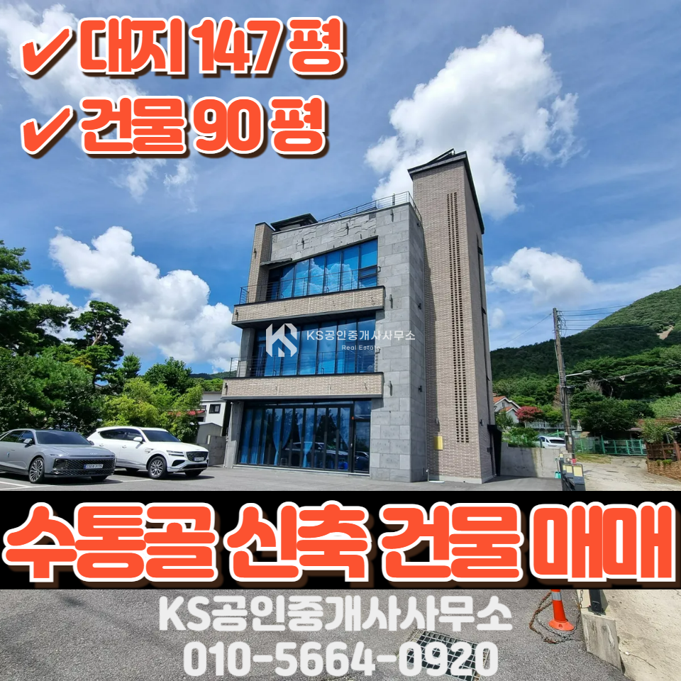 대전 유성구 덕명동 수통골 주차장 넓은 신축 상가건물 매매 매물번호 12130 사진 1